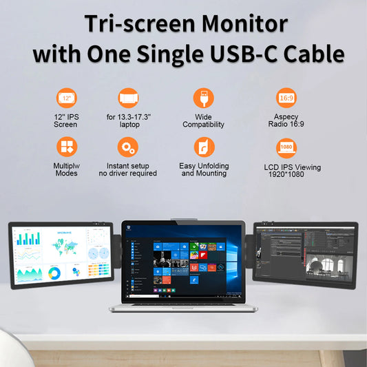 12 Inch Laptop Dual Monitor