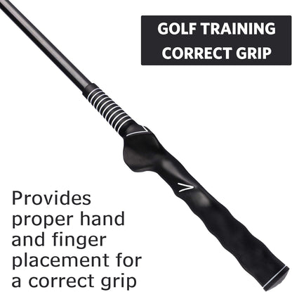 Asyxstar Golf Swing Trainer Aid - Power Flex Golf Swing Training aid for Strength and Tempo Golf Warm Up Stick